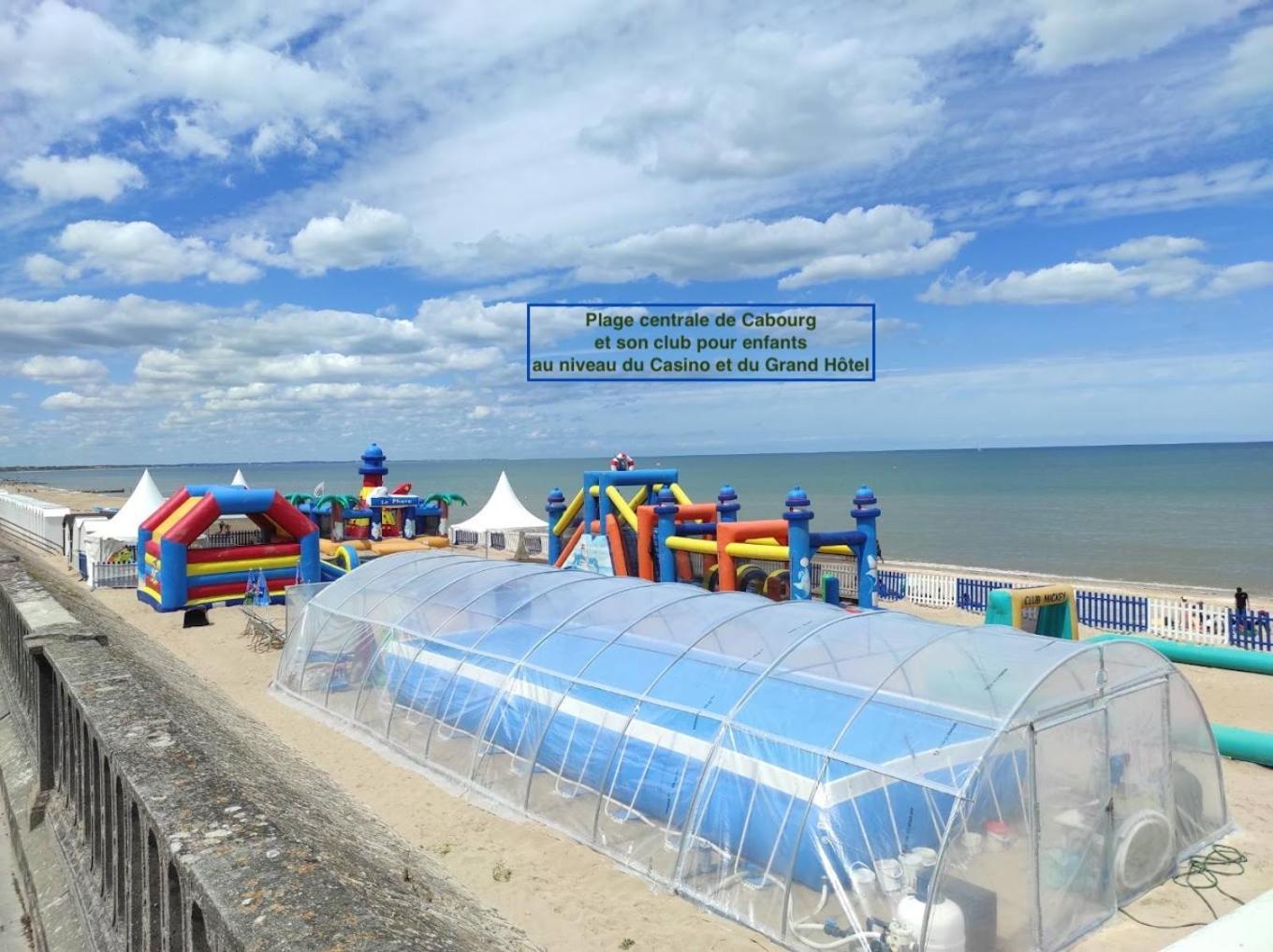 Cabourg, Appartement T2 Acces Direct Mer Dış mekan fotoğraf